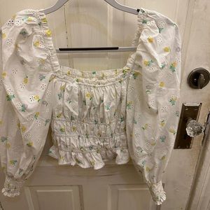 FOR LOVE AND LEMONS SUMMER BLOUSE